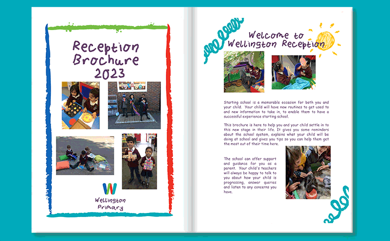 Wellington Primary School Reception brochure 2023